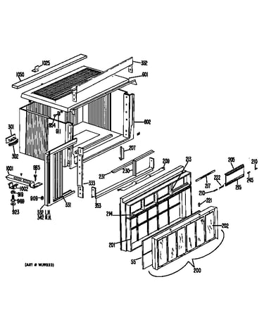 Cabinet/grille