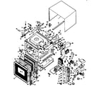 Hotpoint RX66001 oven assembly diagram