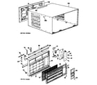 Hotpoint KLR24DAX2 cabinet/grille diagram