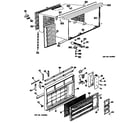 Hotpoint KL913AMW1 cabinet/grille diagram
