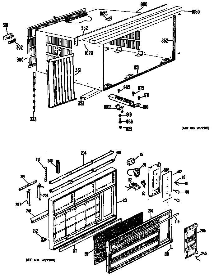 Cabinet/grille
