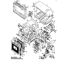 Hotpoint RH966G*Y5 oven assembly diagram