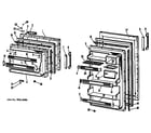 Hotpoint CTF16CAD doors diagram