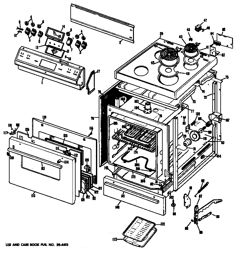 MAIN BODY/COOKTOP/DOOR/CONTROLS