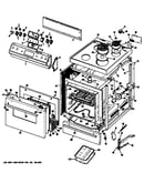 Main body/cooktop/door/controls