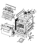 Main body/cooktop/door/controls