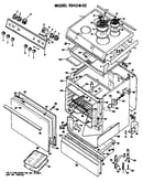 Cooktop/main body/door/controls