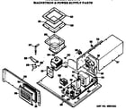 Hotpoint RB942G*01 magnetron & power supply parts diagram