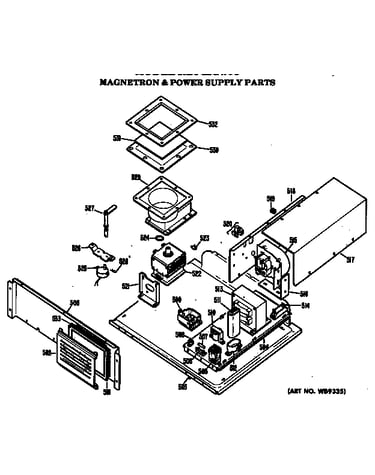 Magnetron & power supply parts