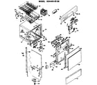 Hotpoint HDA460-05BK dishwasher assembly diagram