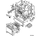 Hotpoint RS776G*01 oven assembly diagram
