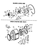 Drum & heater asm. (elec.)