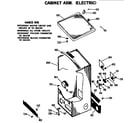 Hotpoint DLB1550BAL cabinet asm. (electric) diagram