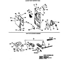Hotpoint DLL2650BBL gas valve & burner assembly diagram