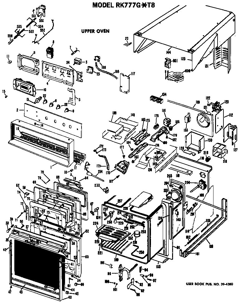 Upper oven