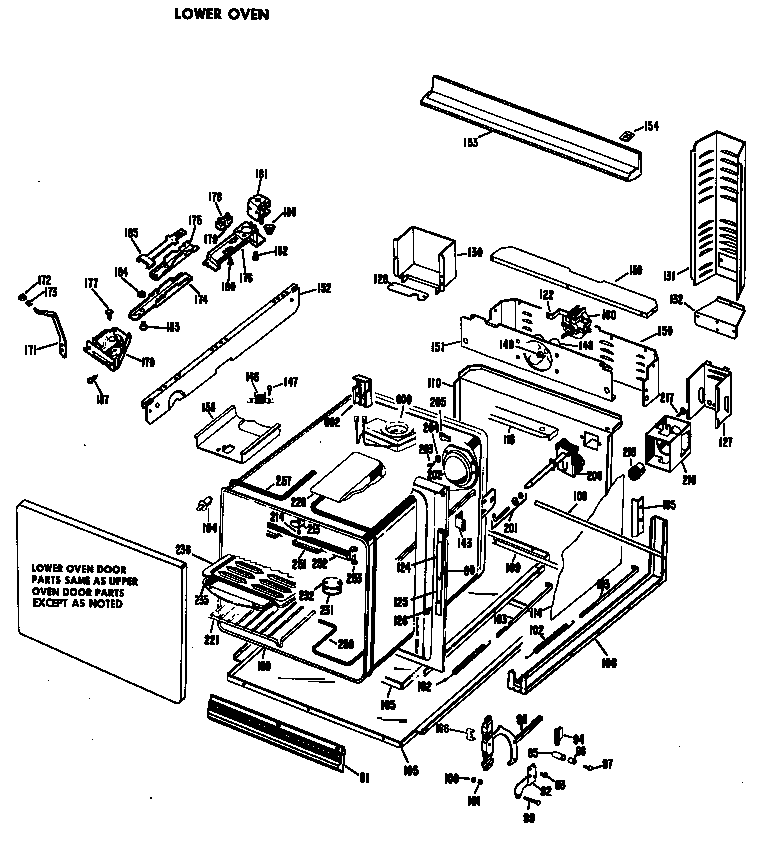 Lower oven