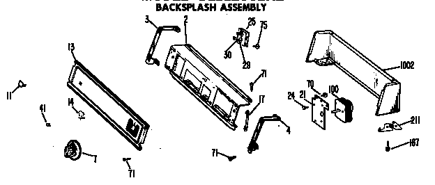 BACKSPLASH ASSEMBLY