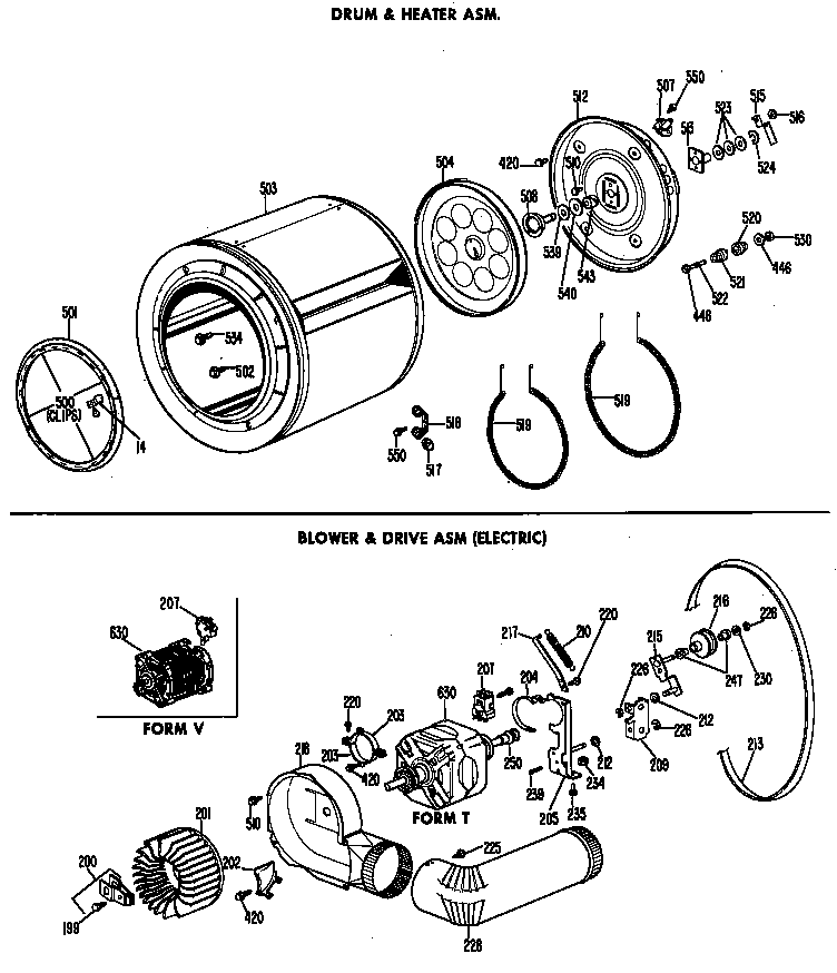 BLOWER & DRIVE ASM (ELECTRIC)