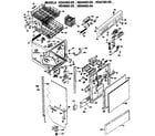 Hotpoint HDA360-05 dishwasher assembly diagram