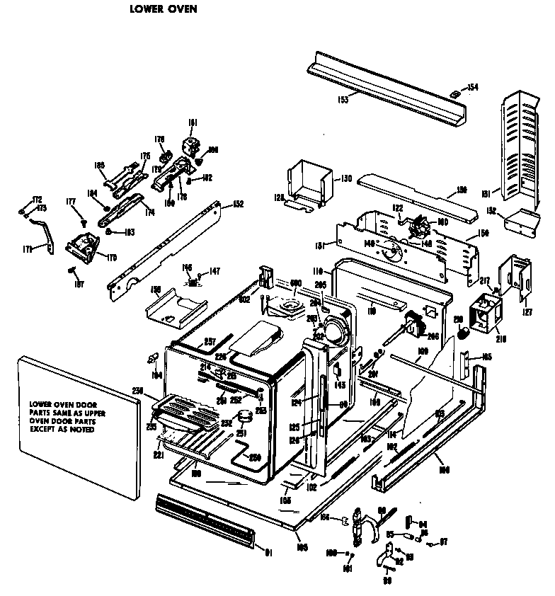 Lower oven