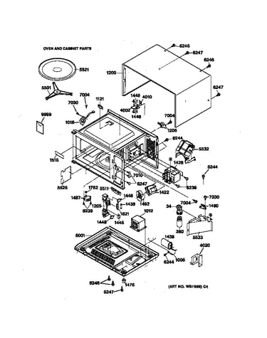 Oven & cabinet parts