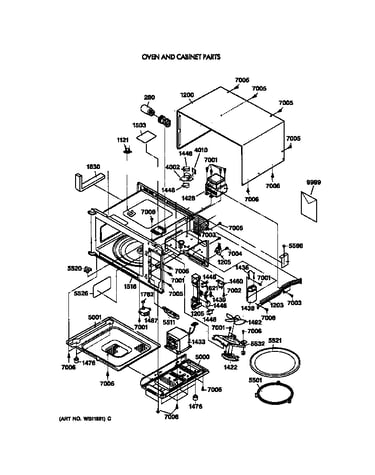 Oven & cabinet parts