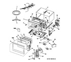 GE JE1640WA02 oven assembly diagram