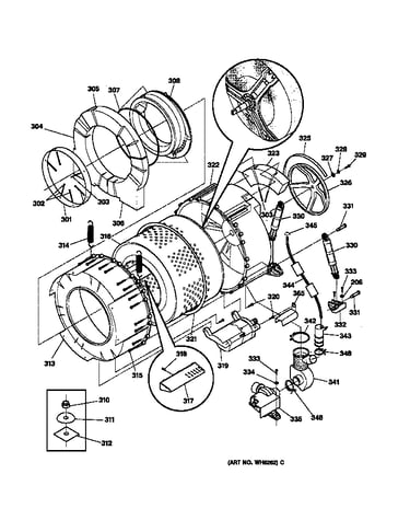 Tub & motor