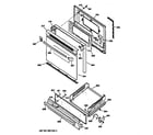 GE JGBS22BEA2WH door & drawer parts diagram