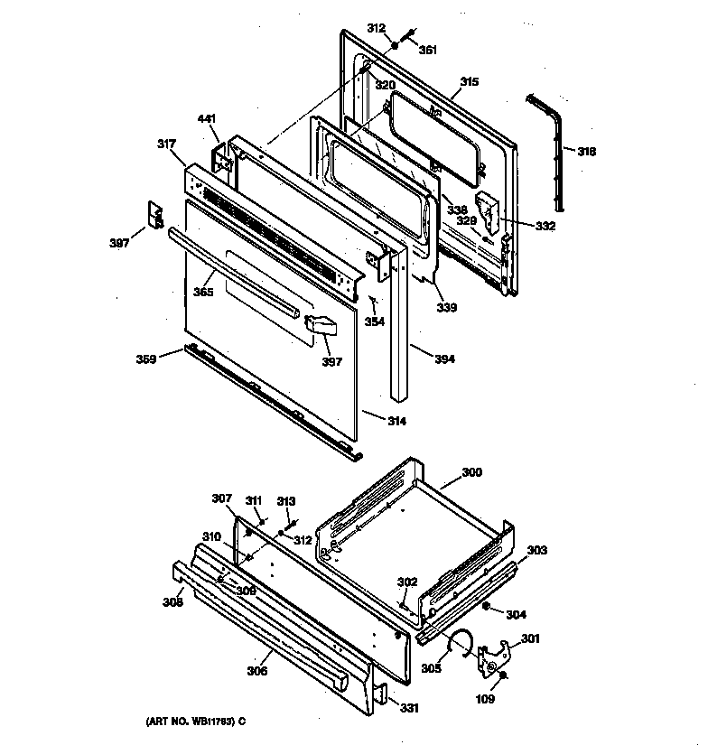 Door & drawer parts