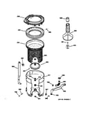 Tub, basket & agitator