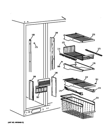 Freezer shelves