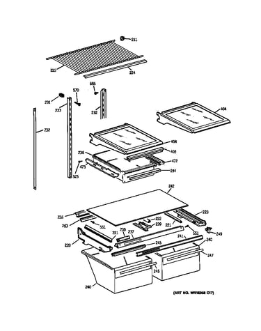 Shelf parts