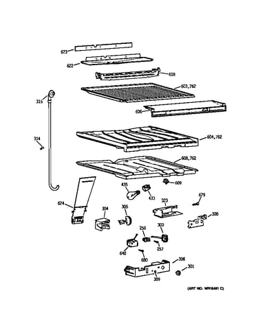 Compartment separator parts
