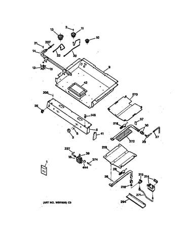 Gas burner parts