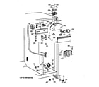 GE TFX22CRBCWW fresh food section diagram