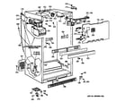 GE TBX18NIBRRWW cabinet parts diagram