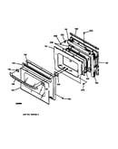 Lower oven door