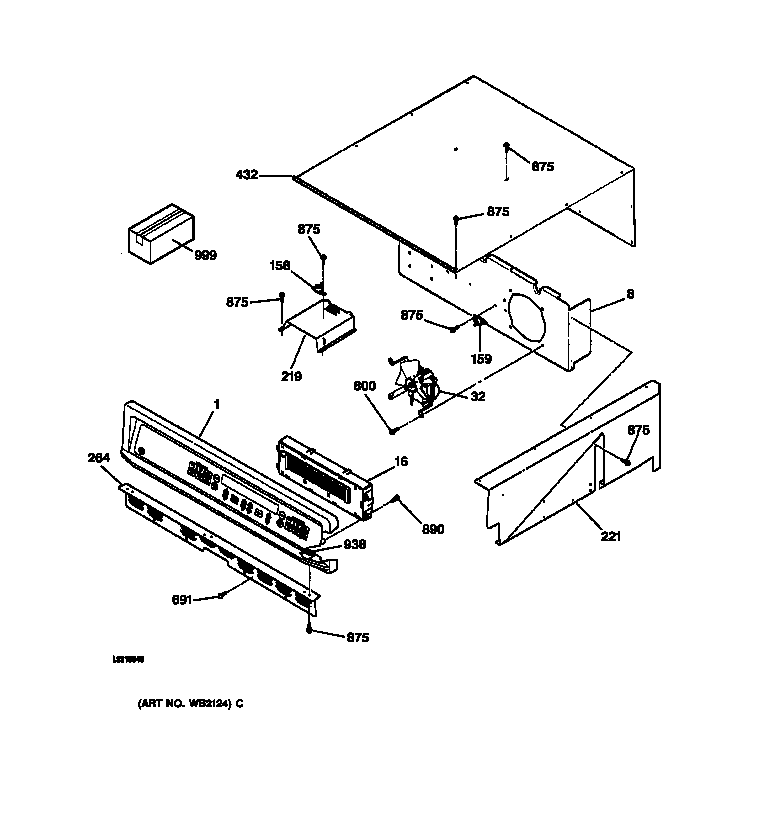 CONTROL PANEL & TOP