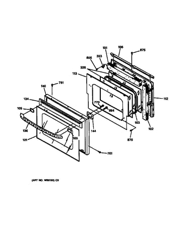 Oven door