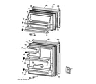 Hotpoint CTX14EYBJRAA doors diagram