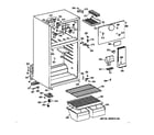 Hotpoint CTX16CYBMRAA cabinet diagram