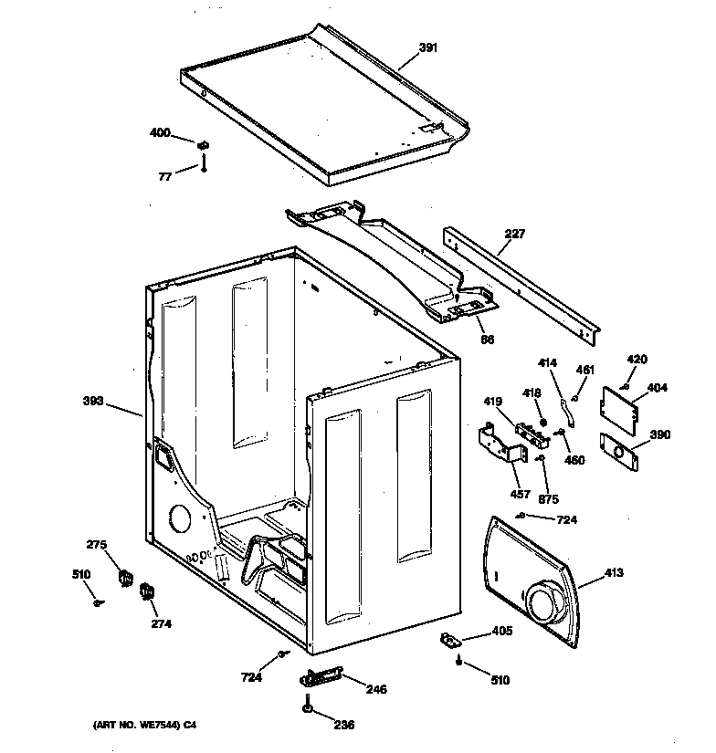 CABINET & TOP