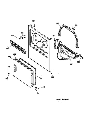 Front panel & door