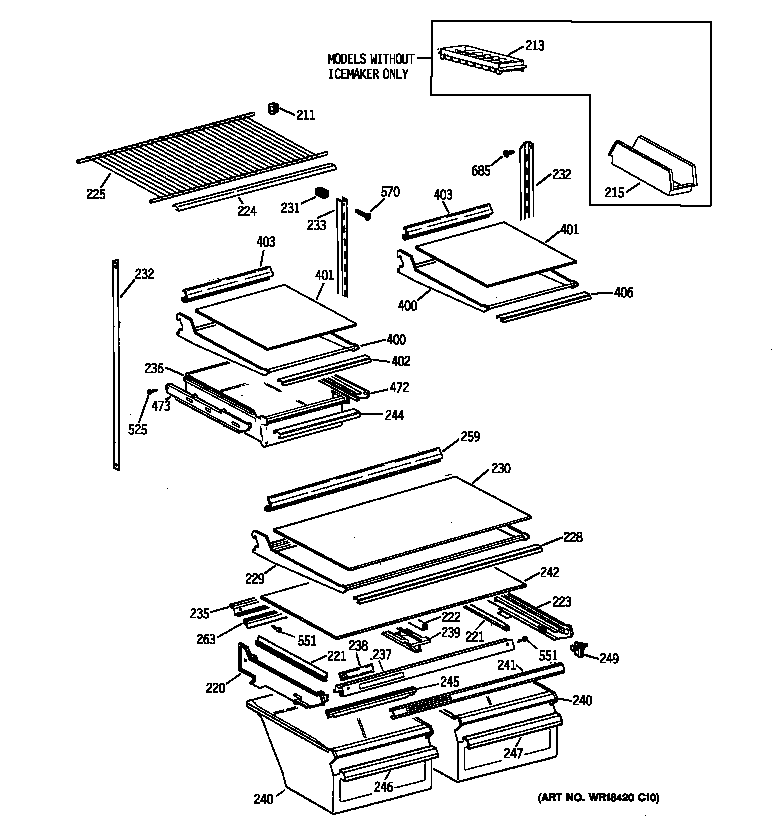 SHELVES