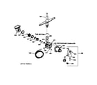 Kenmore 36314072793 motor-pump mechanism diagram