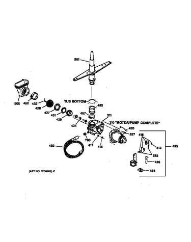 Motor-pump mechanism