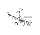 Kenmore 36315658891 motor-pump mechanism diagram