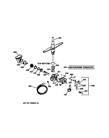 Motor-pump mechanism