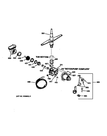 Motor-pump mechanism